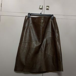 Leather skirt